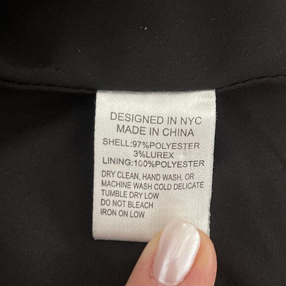 Yumi Kim Bellflower Dress in Starlight‎ Stripe Size Small Black Belted Party - Picture 4 of 11